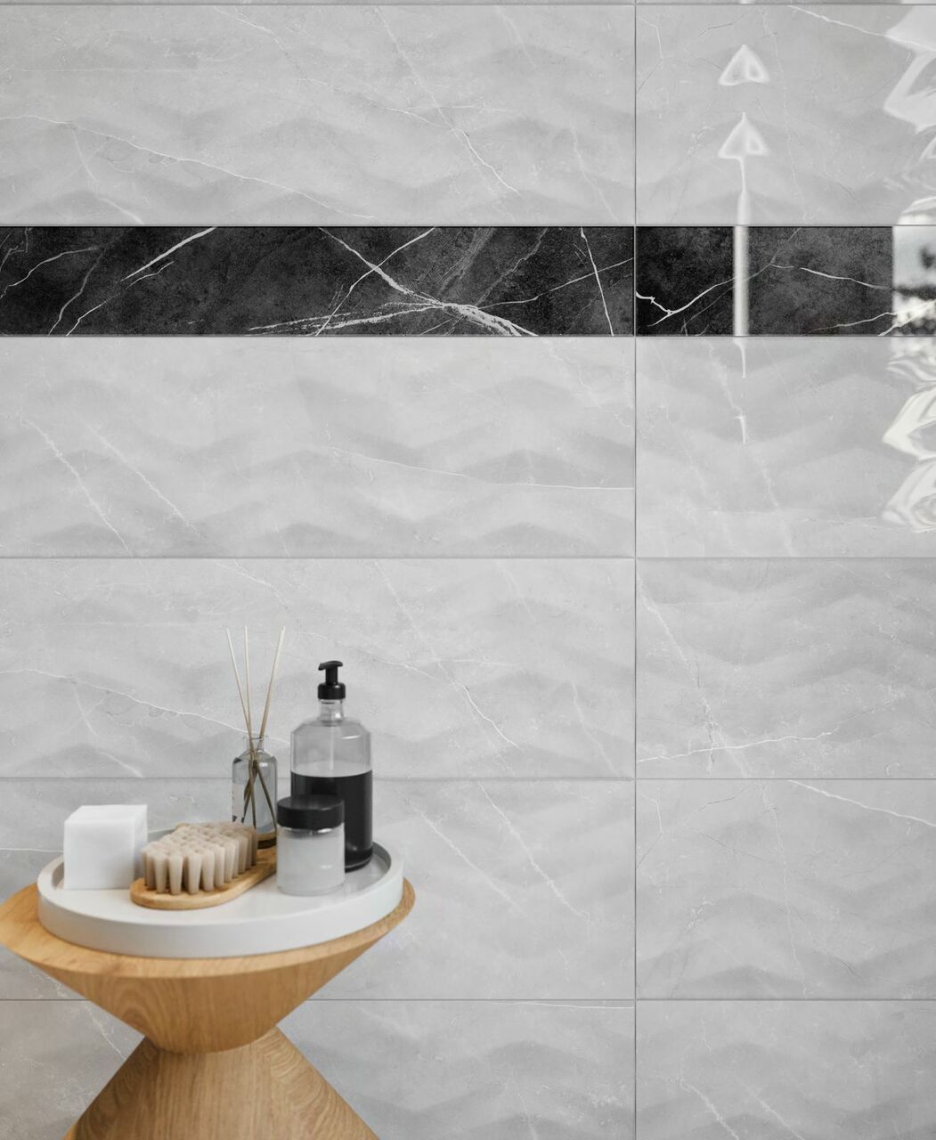 Плитка стінова Prestige White Axis RECT 250x750x9 Ceramika Color - Зображення 1913816-bc44a.jpg