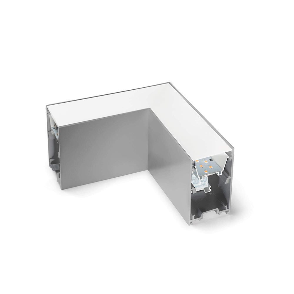 Конектор кутовий FLUO CORNER 3000K AL (191416), IDEAL LUX - Зображення