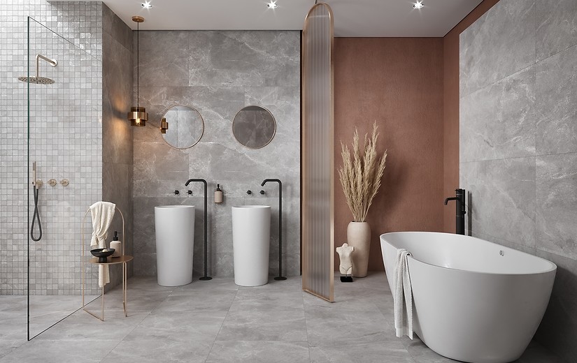 Плитка керамогранітна Marengo Light Grey RECT 598x1198x8 Cersanit - Зображення 1914288-ba782.jpg