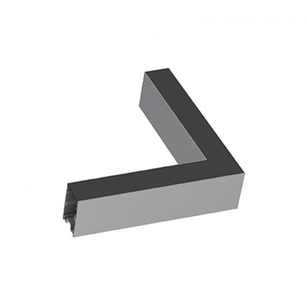 Конектор кутовий FLUO CORNER BLINDED AL (191478), IDEAL LUX - Зображення