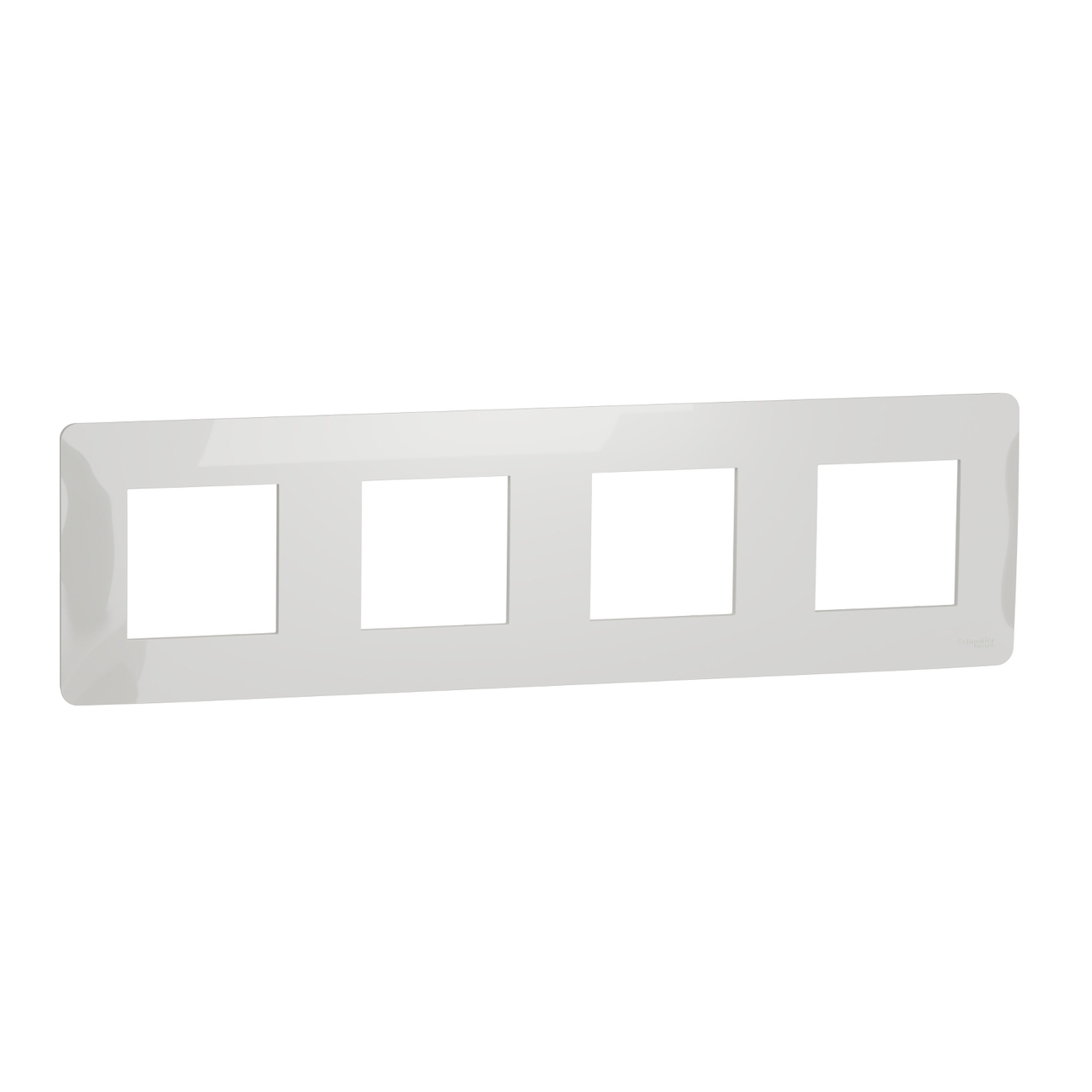 Рамка 4-місна горизонтальна Білий UNICA (NU200818), Schneider Electric - Зображення 1914912-1bb00.jpg