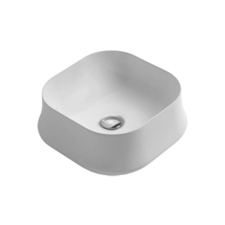 Умивальник SH 06 Sharp (SH06) Glossy white SIMAS - Зображення