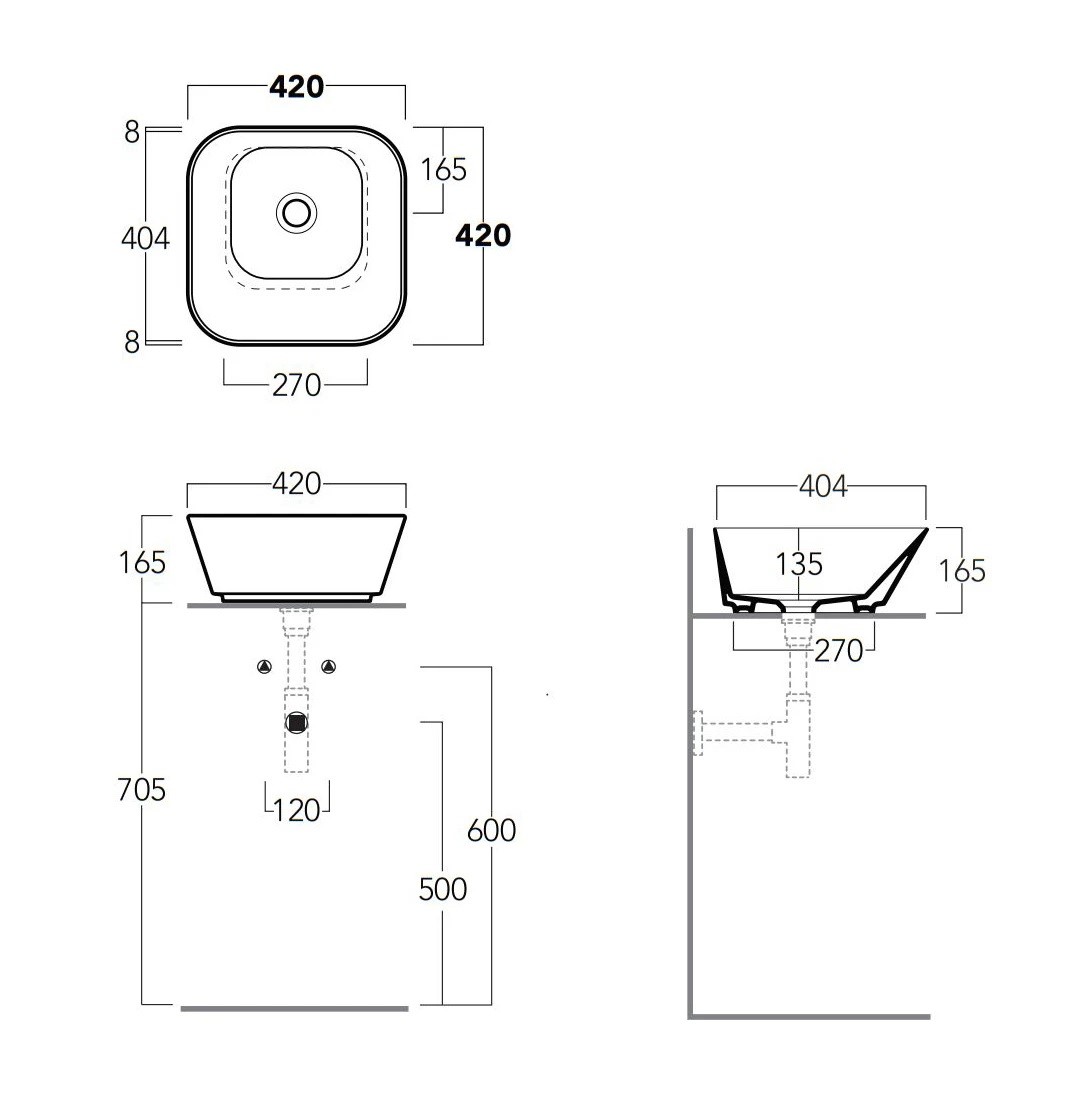 Умивальник WA 03 Wave Cemento matt SIMAS - Зображення 1915262-3fa4d.jpg