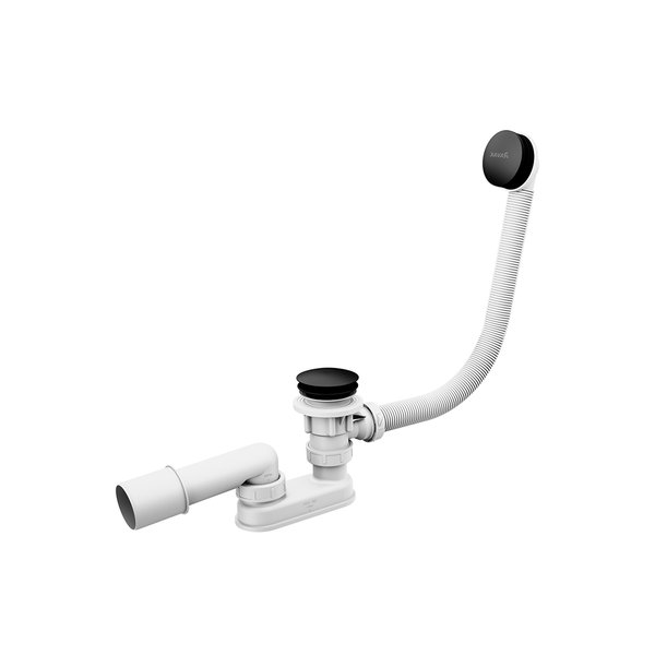 Сифон для ванны click-clack 570 Black X01746 RAVAK - Зображення