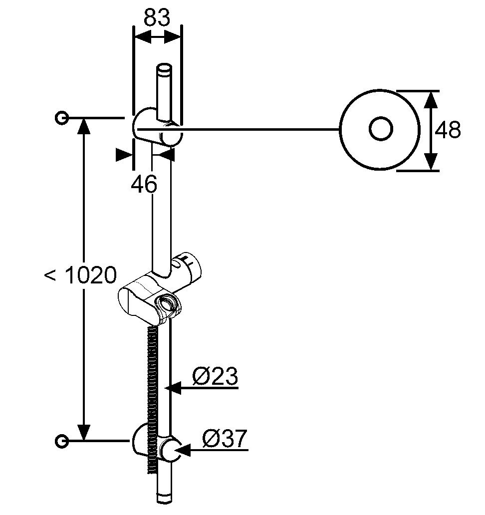 Душевая стойка A-QA (6209505-00), Kludi - Зображення 191648-696a1.jpg