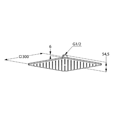 Верхній душ DN 15 A-QA (6453005-00), Kludi - Зображення 191663-cae89.jpg