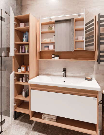 Пенал Silvia 170 Oak matt RADAWAY - Зображення 1917152-fa13d.png