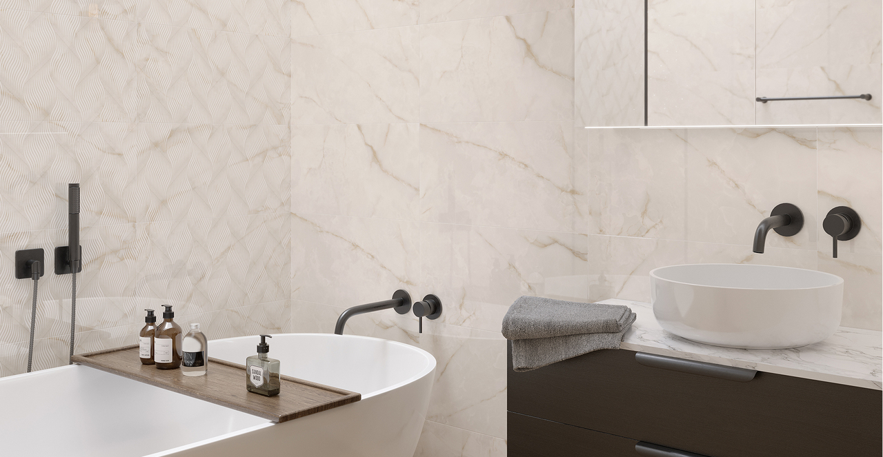 Плитка стінова Onyx Mood Shells Бежевий 300x600x9 Golden Tile - Зображення 1917396-c0d37.jpg