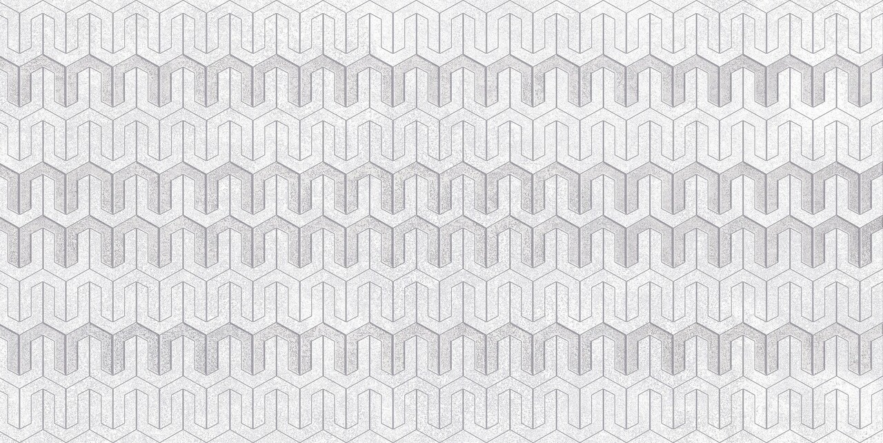 Плитка стінова Alba Trellis світло-сірий 300x600x9 Golden Tile - Зображення