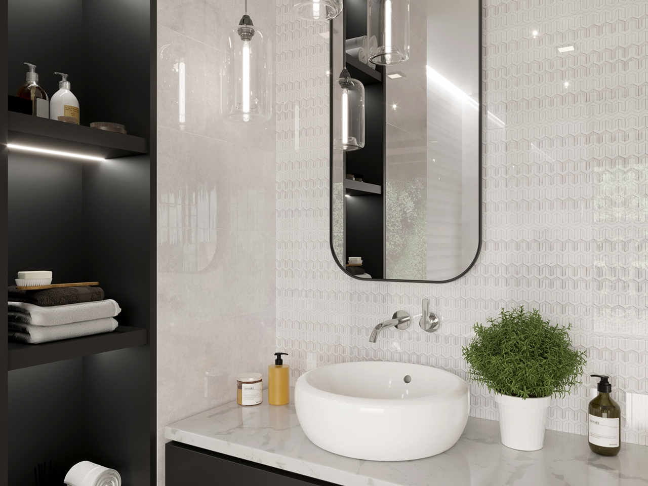 Плитка стінова Alba Trellis світло-сірий 300x600x9 Golden Tile - Зображення 1917400-c4ca4.jpg