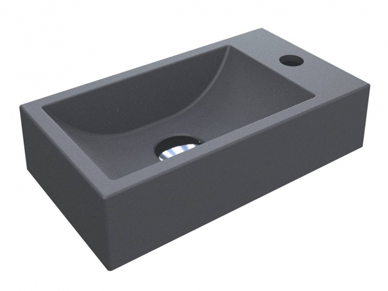 Умивальник Faro L Mirastone Gray MIRAGGIO - Зображення