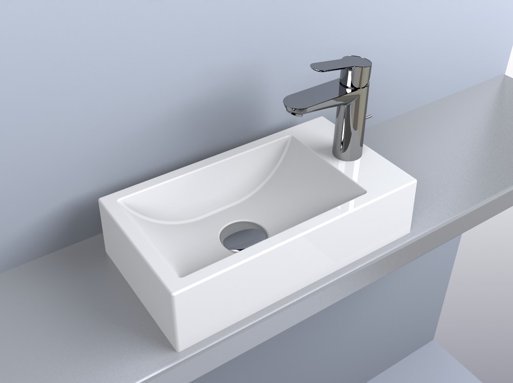 Умивальник Faro L Mirastone Gray MIRAGGIO - Зображення 1917529-42d3f.jpg