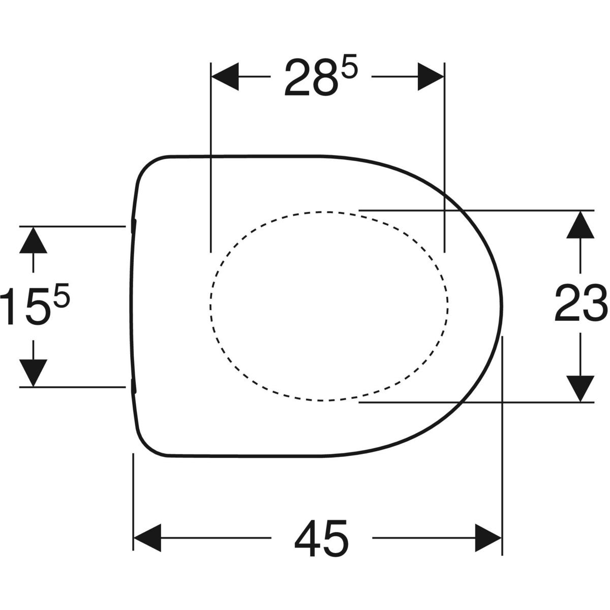 Кришка для унітаза Selnova soft-close 500.335.01.1 Geberit - Зображення 1917631-aa354.jpg