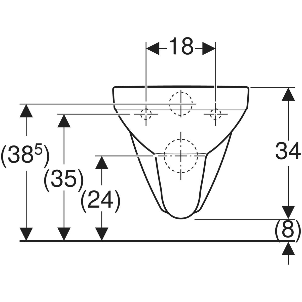 Унітаз підвісний воронкоподібний Selnova Square Rimfree 500.275.01.1 Geberit - Зображення 1917637-a738c.jpg