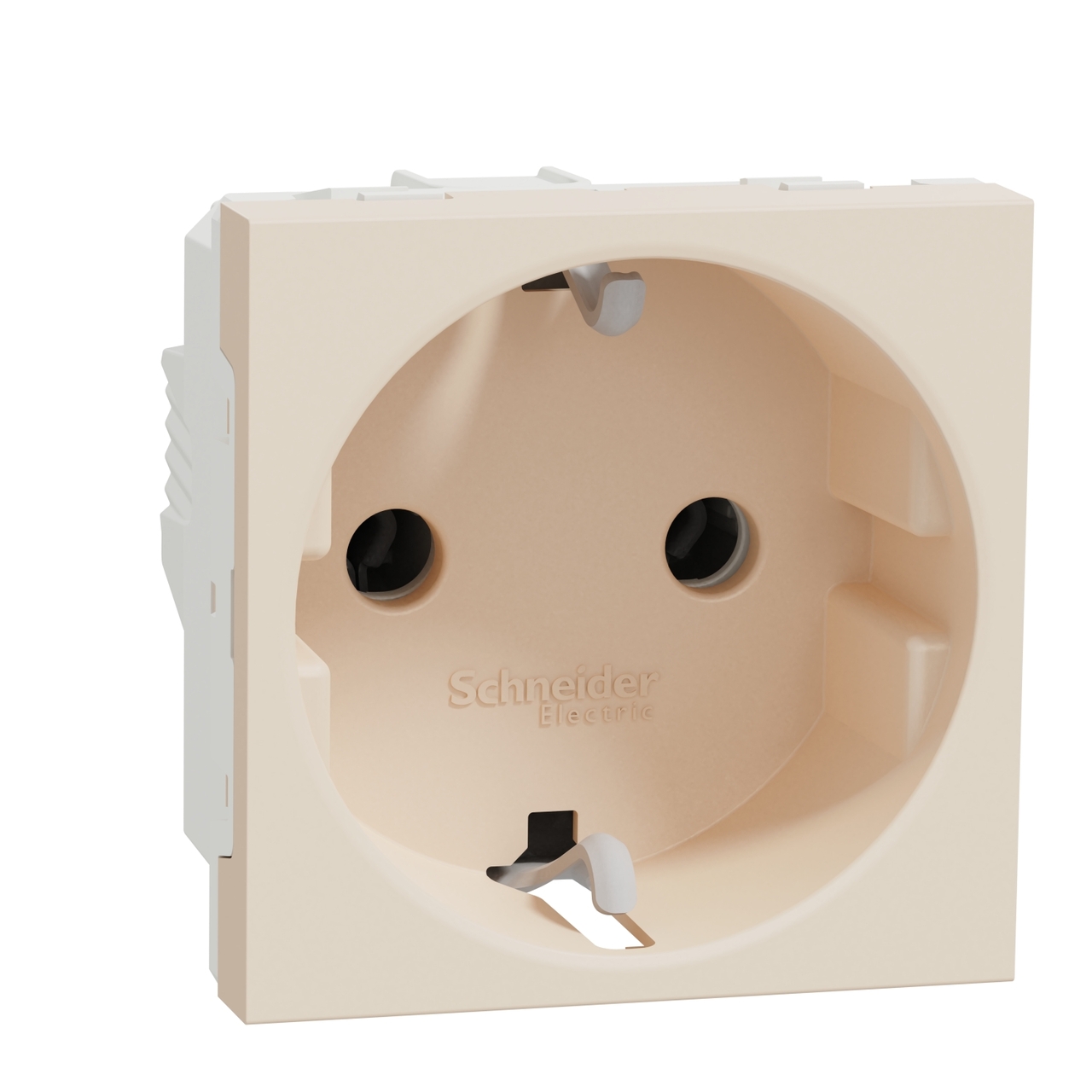 Розетка з заземленням 16A Бежевий UNICA (NU303644), Schneider Electric - Зображення