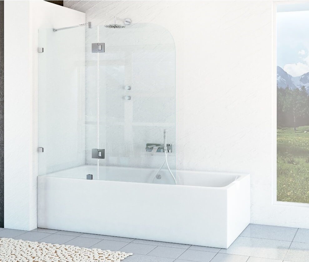 Шторка для ванни двохелементна Relax BPD 900 Agnes - Зображення 1918929-c9297.jpg