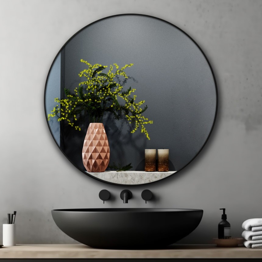Дзеркало Inox R Black 700x700 Juergen Mirror - Зображення 1919635-5d2f8.jpg