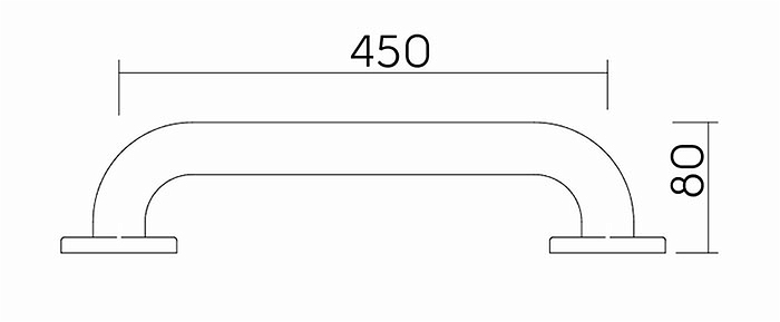 Поручень 45 см LEHNEN CONCEPT (L60004000) KOLO - Зображення 1919731-9b6d2.jpg