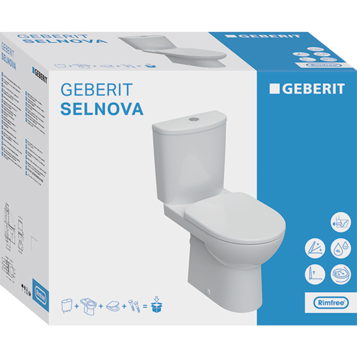 Компакт з кришкою Selnova Rimfree 501.753.00.1 Geberit - Зображення 1919997-4ef69.jpg