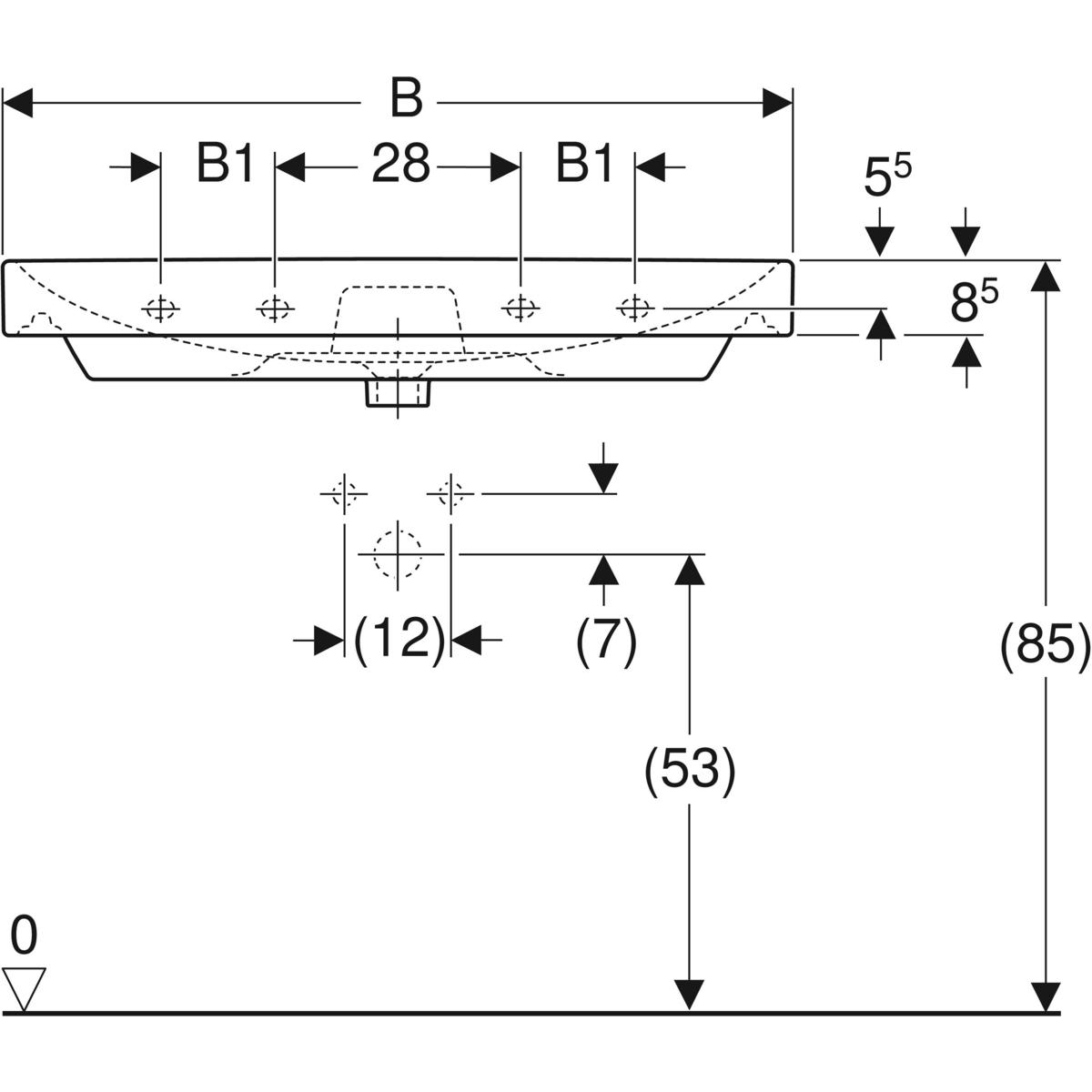 Умивальник 75 Smyle Square 500.249.01.1 Geberit - Зображення 1920029-8ad4b.jpg
