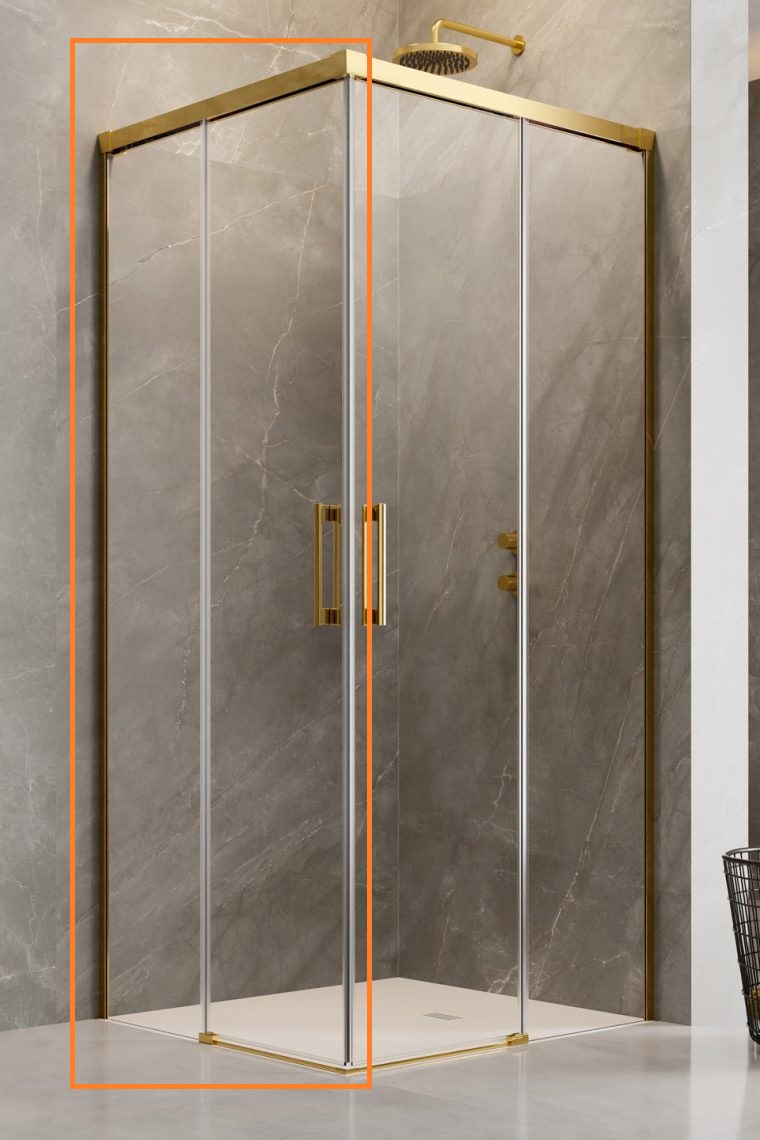 Душова кабіна (половина) Idea Gold KDD 100 L RADAWAY - Зображення