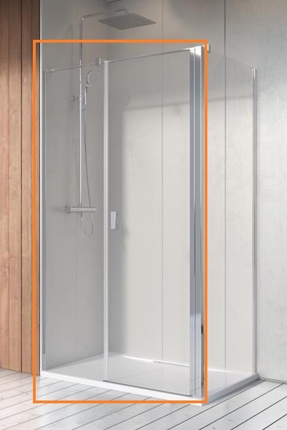 Душові двері NES 8 KDS II 120 L RADAWAY - Зображення