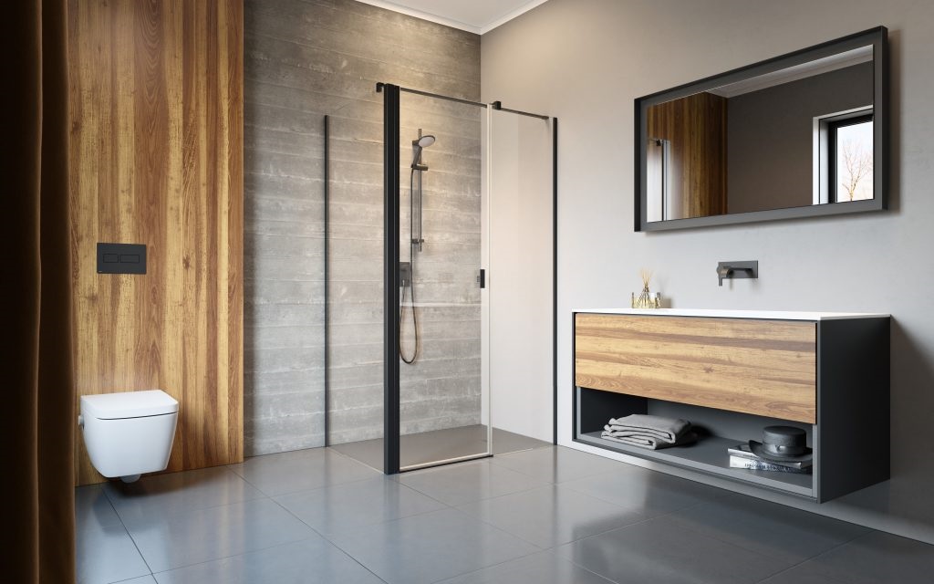 Душові двері NES 8 Black KDS II 120 R RADAWAY - Зображення 1921413-5d0de.jpg