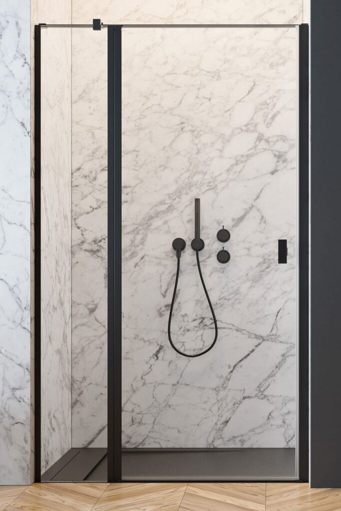 Душові двері NES 8 Black DWJ II 90 L RADAWAY - Зображення