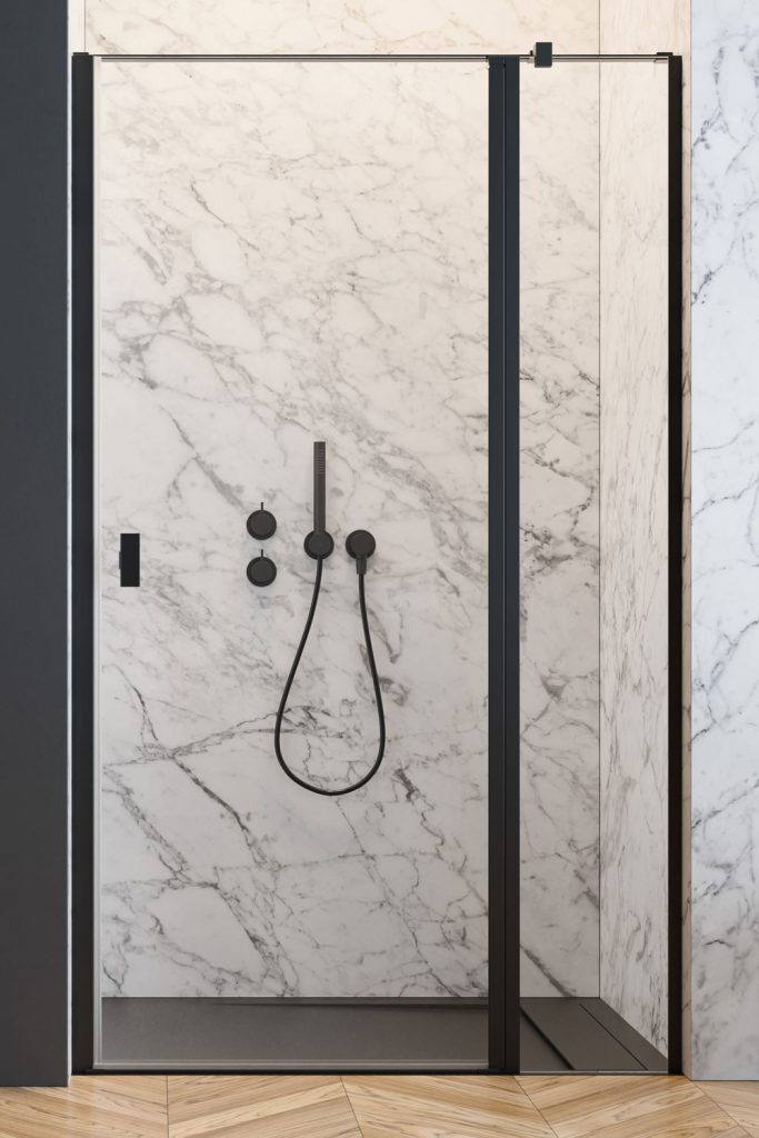 Душові двері NES 8 Black DWJ II 110 R RADAWAY - Зображення