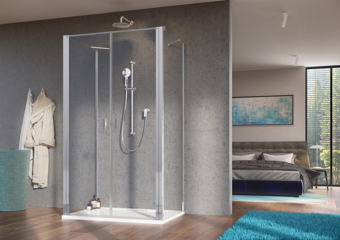 Душові двері NES 8 DWD+2S 90 RADAWAY - Зображення 1921829-88882.jpg