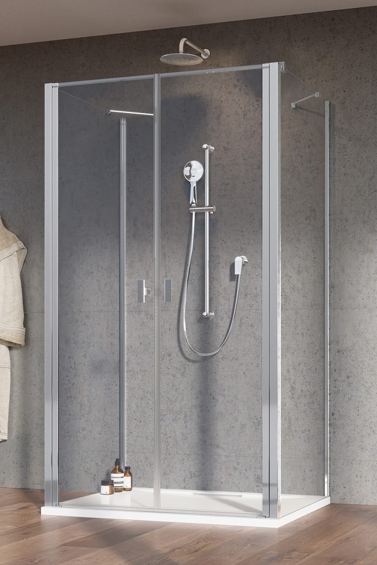 Душові двері NES 8 DWD+2S 120 RADAWAY - Зображення 1921837-73bc1.jpg