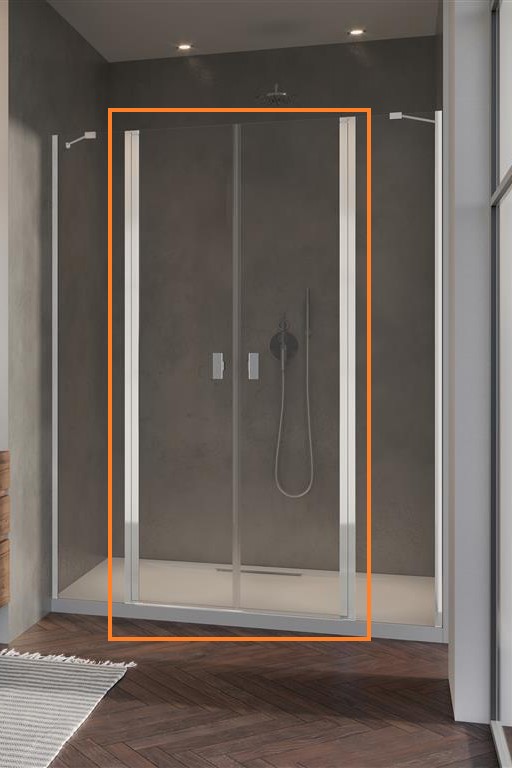 Душові двері NES 8 DWD II 1030 RADAWAY - Зображення