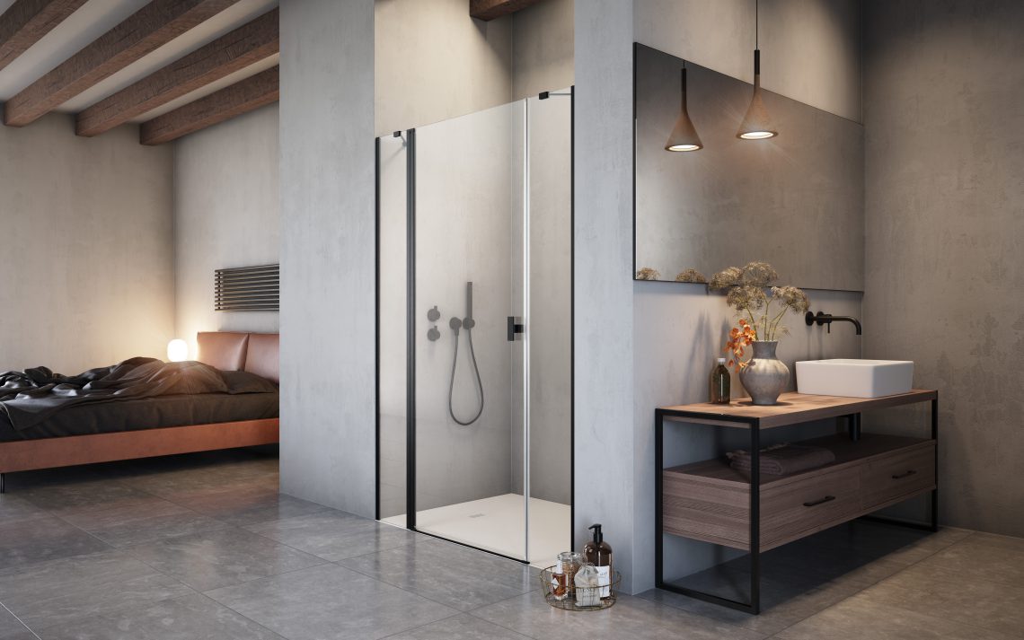 Душові двері NES Black DWJS 130 L RADAWAY - Зображення 1921875-a68a4.jpg