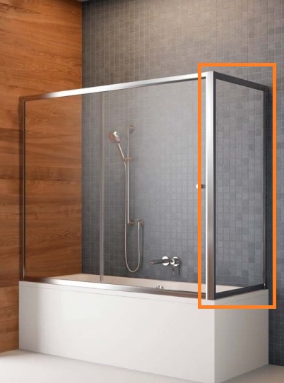 Стінка для ванни Vesta S 80 RADAWAY - Зображення