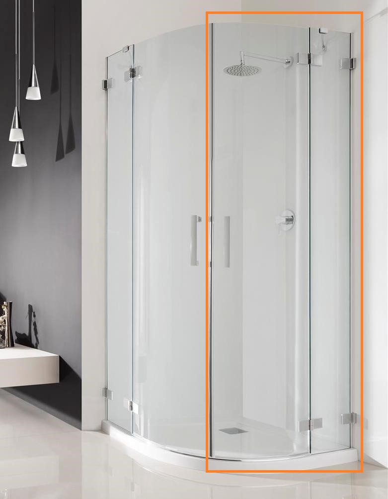 Душова кабіна (половина) Euphoria PDD 100 R RADAWAY - Зображення 1922027-e767b.jpg