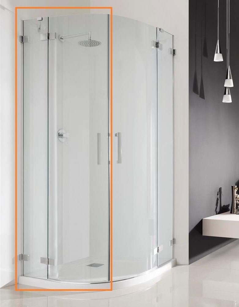 Душова кабіна (половина) Euphoria PDD 100 L RADAWAY - Зображення 1922029-90c2e.jpg