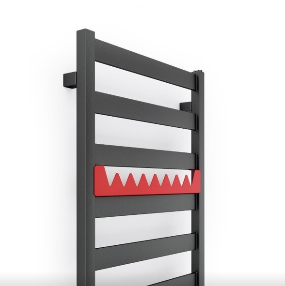 Крючок для полотенцесушителя Happy Shark 500 Ral Soft 9016 Terma - Зображення 192226215-d61ba.jpg