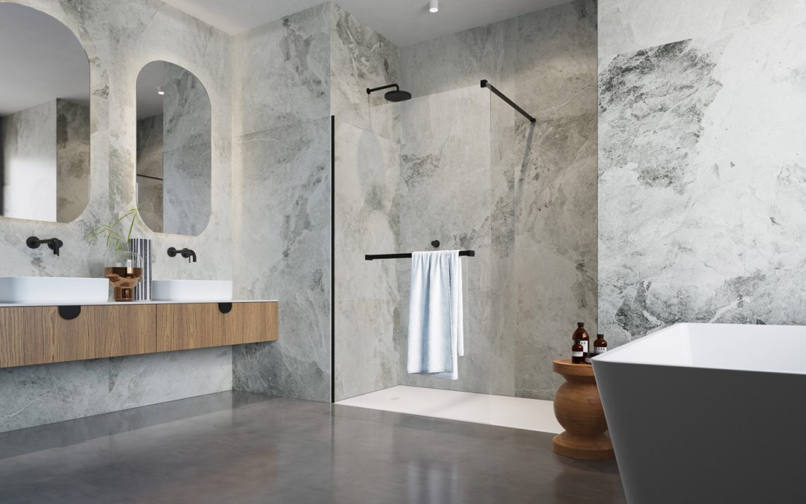 Душова стінка з рушникотримачем Modo New Black II 150 RADAWAY - Зображення 1922655-05e0e.jpg