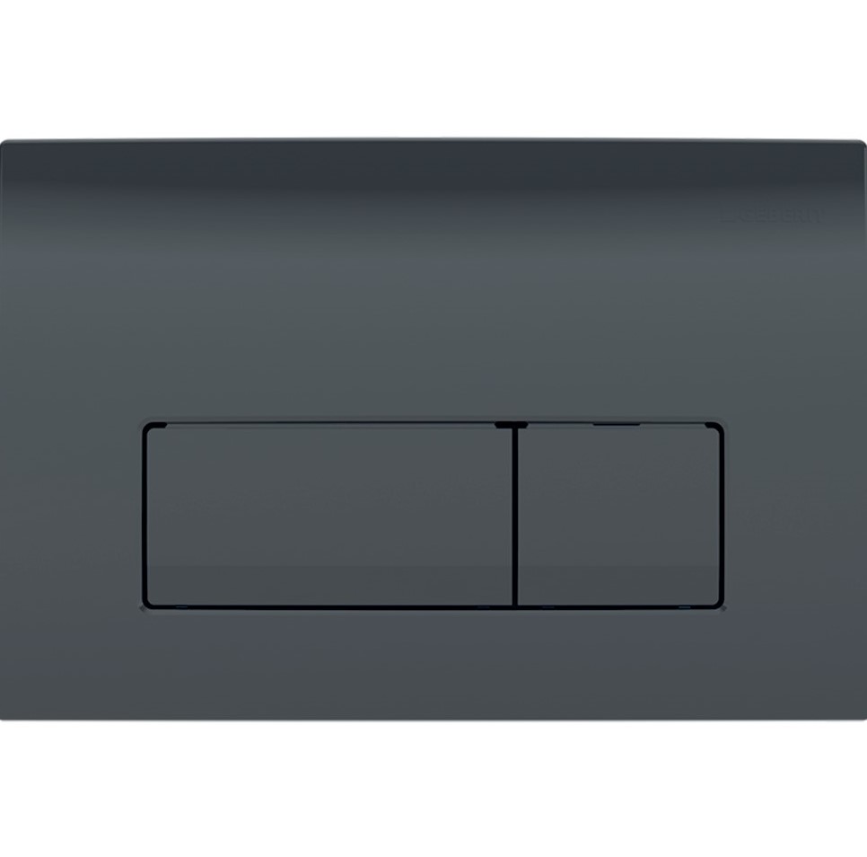 Кнопка зливу Delta50 115.119.DW.1 чорний Geberit - Зображення