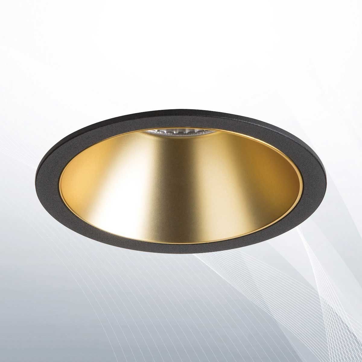 Точковий світильник GAME ROUND BK GD (192345), IDEAL LUX - Зображення