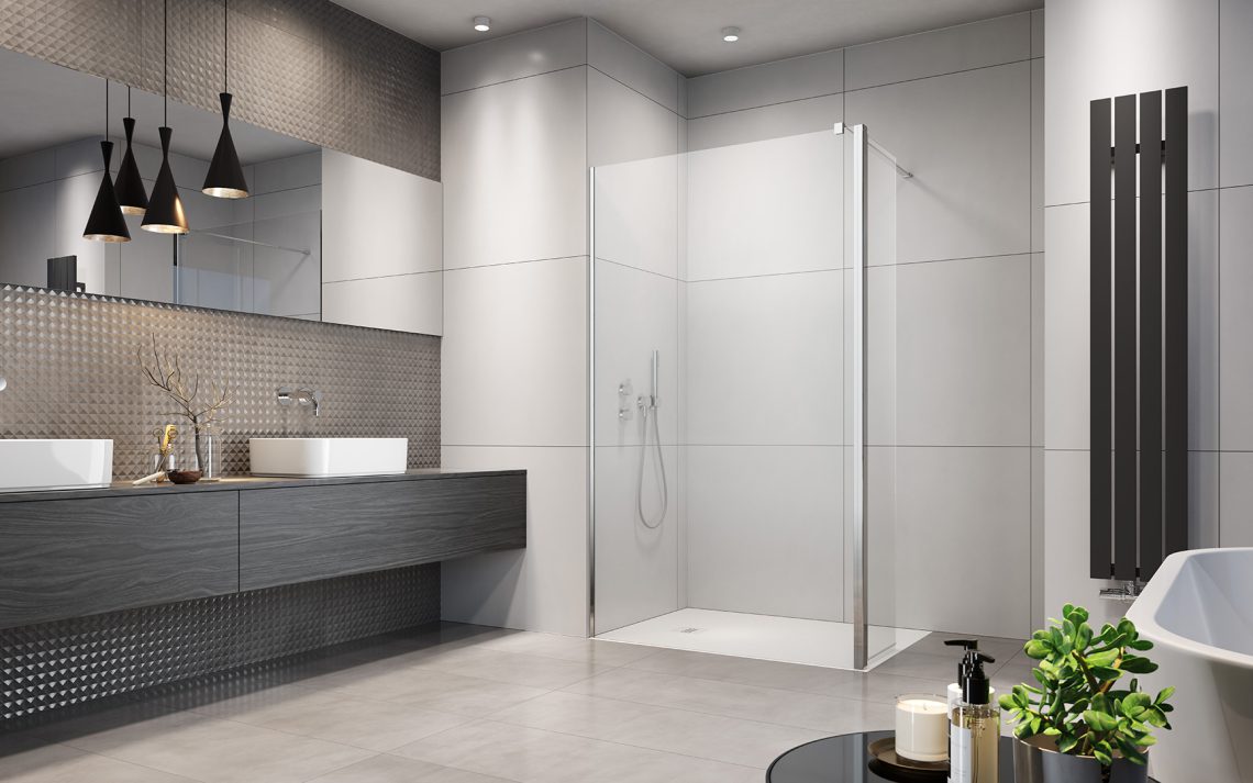 Душова кабіна Eos Walk-In 100 L RADAWAY - Зображення 1923611-b8739.jpg