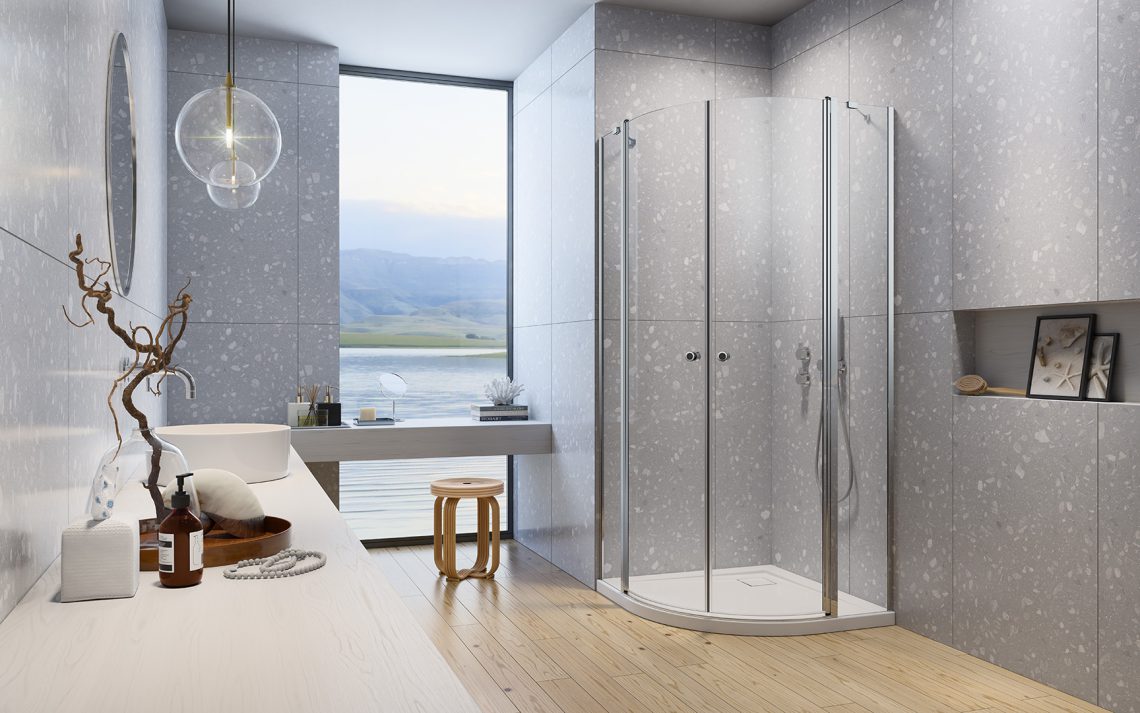 Душова кабіна (половина) Eos PDD II 100 R RADAWAY - Зображення 1923617-160c0.jpg