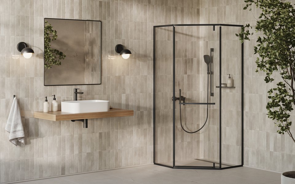 Душова кабіна X-Point Slim XPSHP3 90 чорний Transparent RAVAK - Зображення 192376163-d1c75.jpg