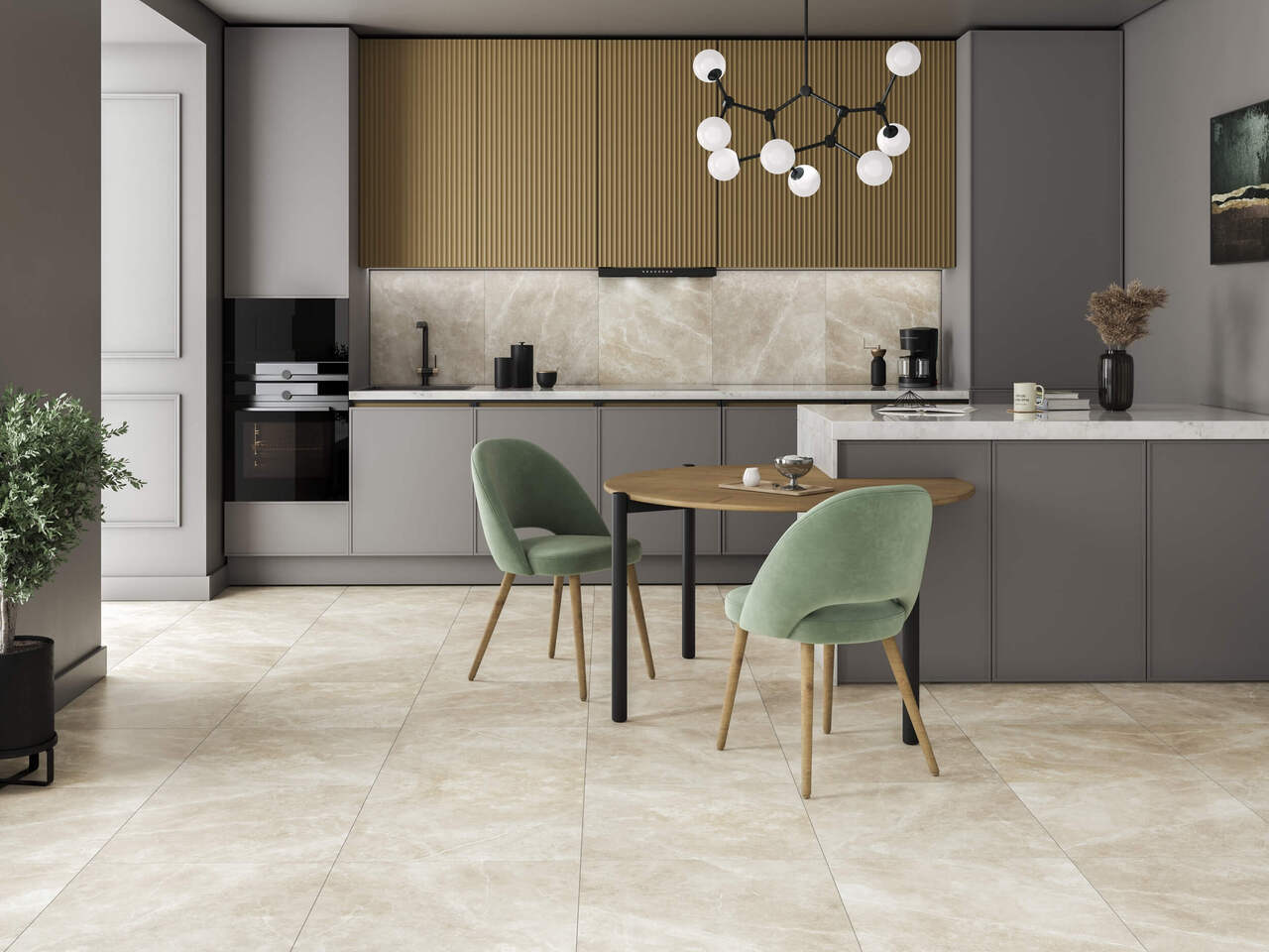 Плитка керамогранітна 9А0580 Saint Laurent Білий RECT 600x600x8 Golden Tile - Зображення 192376204-0e45f.jpg