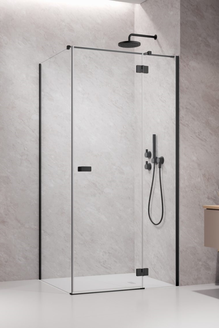 Душова кабіна Garda Black KDJ 90x90 R RADAWAY - Зображення