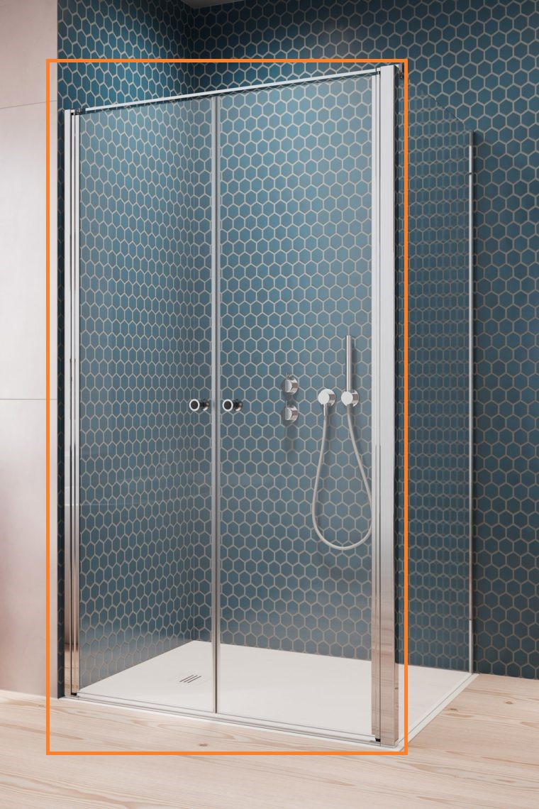 Душові двері Eos DWD+S 120 RADAWAY - Зображення