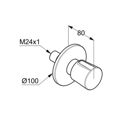 Перемикач на 2 положення Balance (528470575), Kludi - Зображення 192429-d3a5d.jpg
