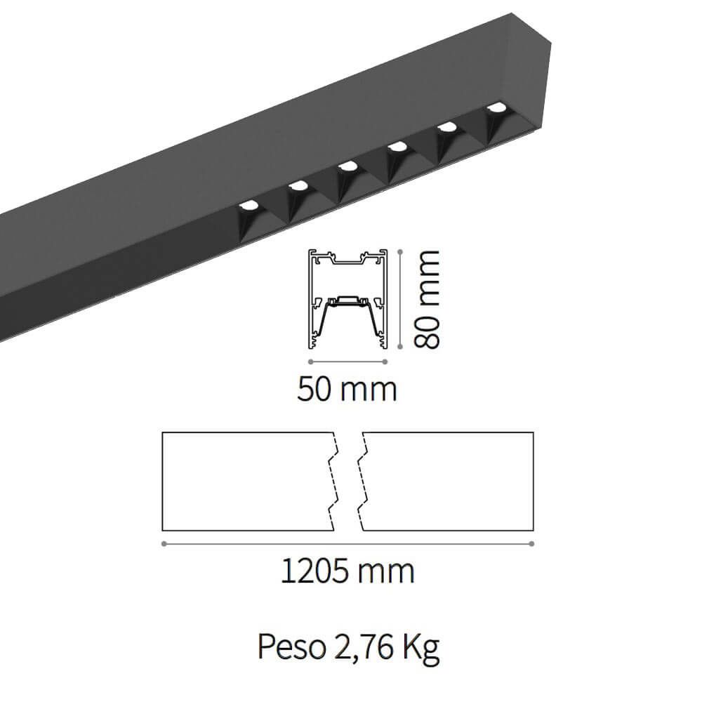 Світильник FLUO ACCENT 1200 3000K BK (192581), IDEAL LUX - Зображення 192635--.jpg