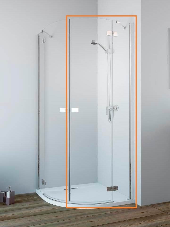 Душова кабіна (половина) Fuenta New PDD 100 R RADAWAY - Зображення 1927279-48a36.jpg