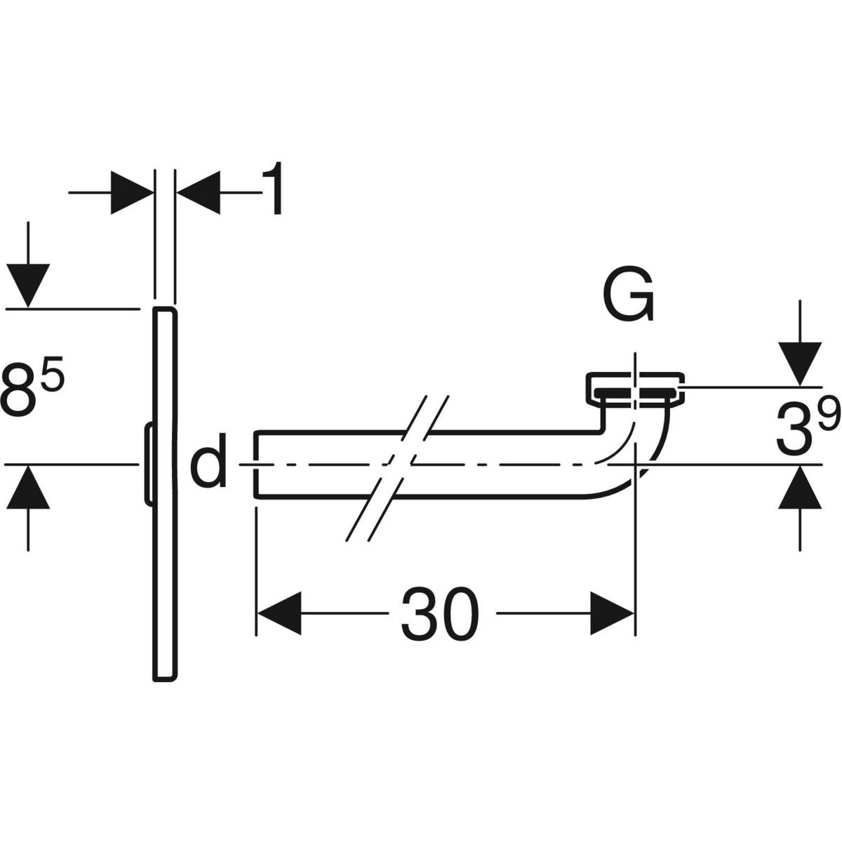 Декоративний комплект для сифона 115.416.21.1 Geberit - Зображення 1927361-b5857.jpg